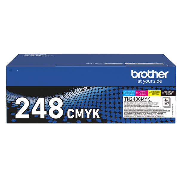 BROTHER - TN248VAL - Brother Value Pack 1x (BK-C-M-Y) 1.000 pag