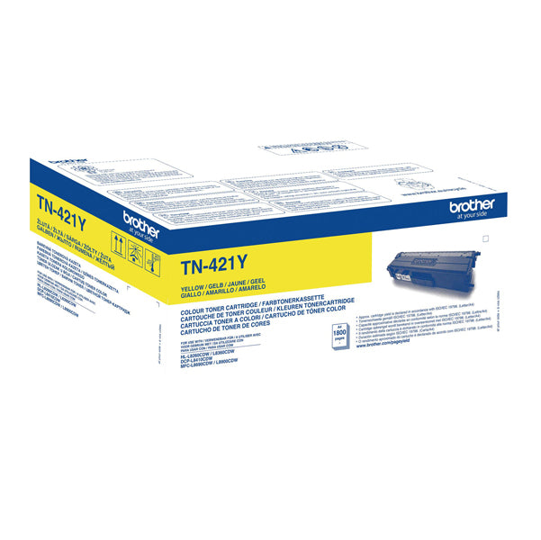 BROTHER - TN421Y - Brother - Toner - Giallo -TN421Y -1800 pag