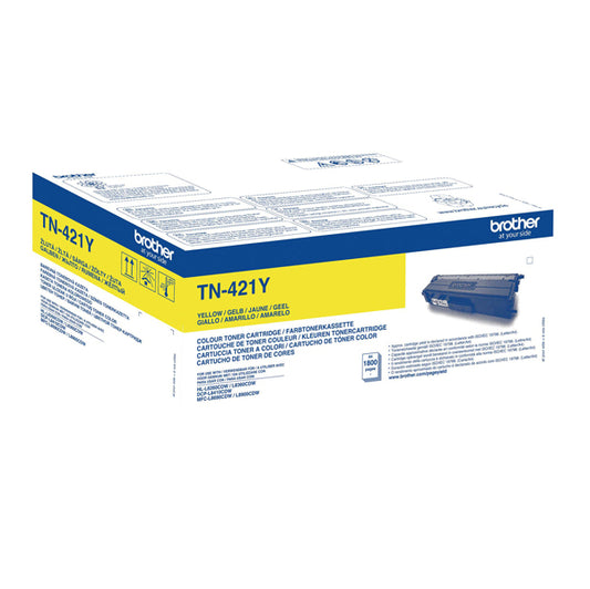 BROTHER - TN421Y - Brother - Toner - Giallo -TN421Y -1800 pag