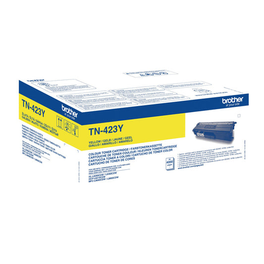 BROTHER - TN423Y - Brother - Toner - Giallo -TN423Y - 4000 pag