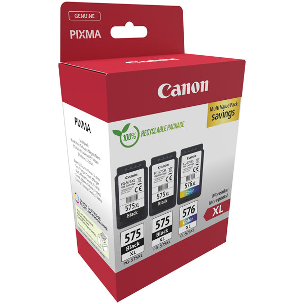 CANON - 5437C004 - Canon - Cartuccia Ink Multipack PG-575XLx2-CL-576XL - 5437C004 - CAN5437C004 -  Conf. da 1 Pz.