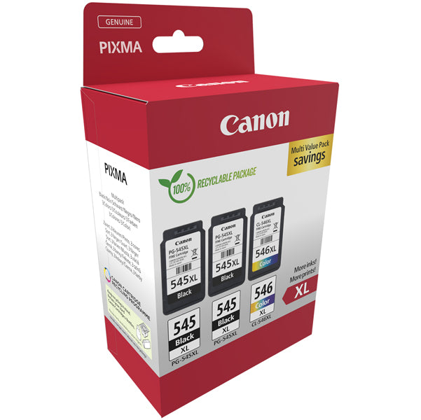 CANON - 8286B013 - Canon - Cartuccia Ink Multipack PG-545XLx2-CL-546XL - 8286B013 - CAN8286B013 -  Conf. da 1 Pz.