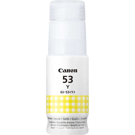 CANON - 4690C001 - Canon - Serbatoio di inchiostro GI-53 - Giallo - 4690C001 - 3.700 pag - CANGI53Y -  Conf. da 1 Pz.