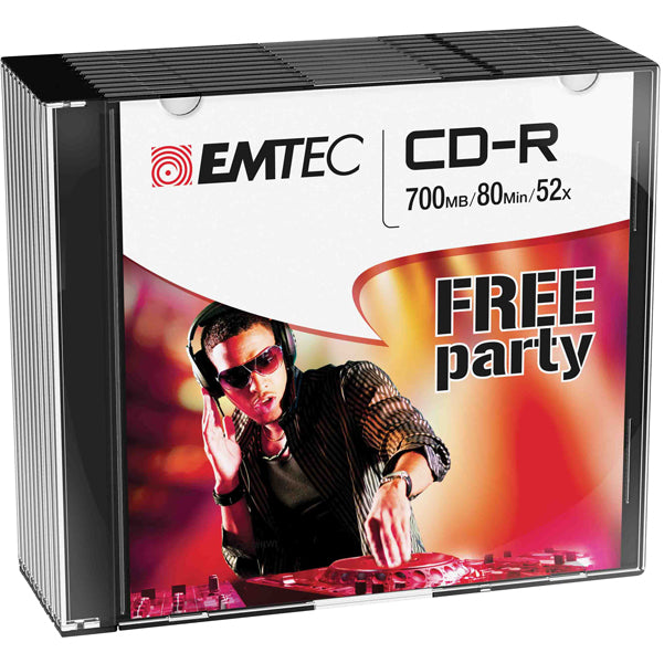 EMTEC - ECOC801052SL - Emtec - CD-R - ECOC801052SL - 80min-700mb