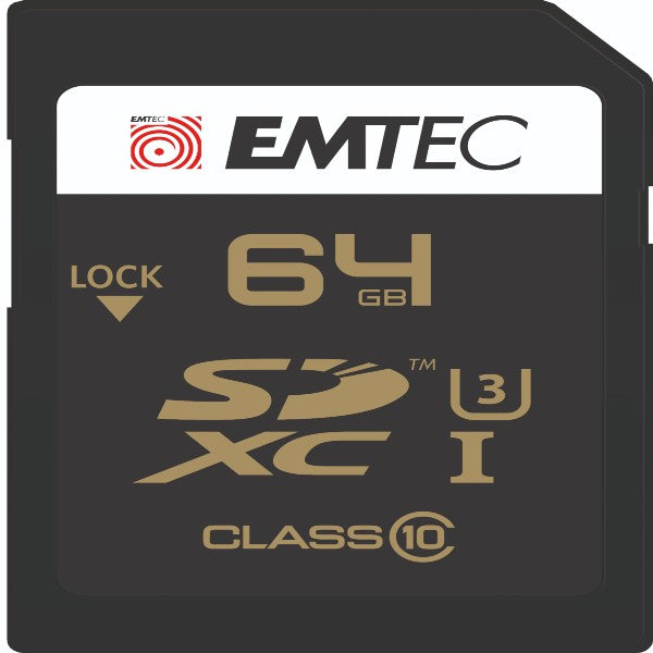 EMTEC - ECMSD64GXC10SP - Emtec - SDXC Speedin Class 10 - ECMSD64GXC10SP - 64GB