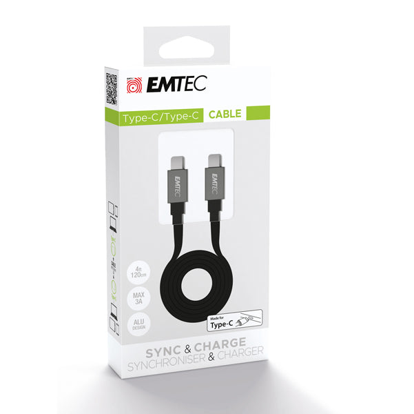 EMTEC - ECCHAT700TC2 - Emtec - Cavo Type-C to Type-C 2.0 - ECCHAT700TC2