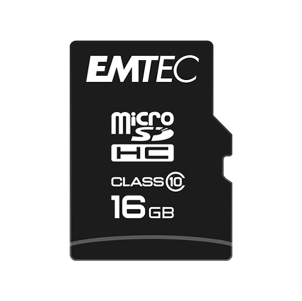 EMTEC - ECMSDM16GHC10CG - Emtec - Micro SDHC Class 10 Classic - ECMSDM16GHC10CG - 16GB