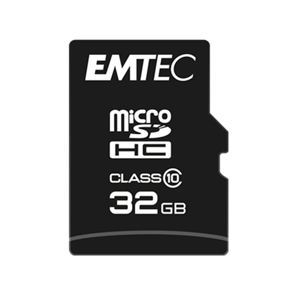 EMTEC - ECMSDM32GHC10CG - Emtec - Micro SDHC Class 10 Classic - ECMSDM32GHC10CG - 32GB