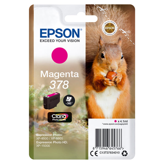 EPSON - C13T37834010 - Epson - Cartuccia ink - 378 - Magenta - C13T37834010 - 360 pag