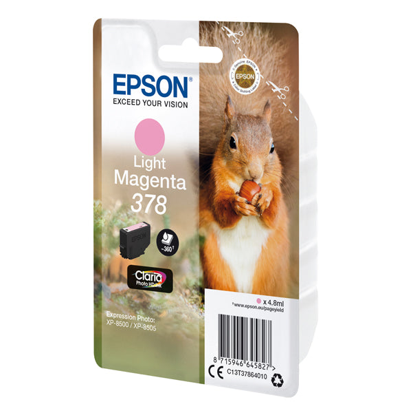 EPSON - C13T37864010 - Epson - Cartuccia ink - 378 - Magenta chiaro - C13T37864010 - 360 pag