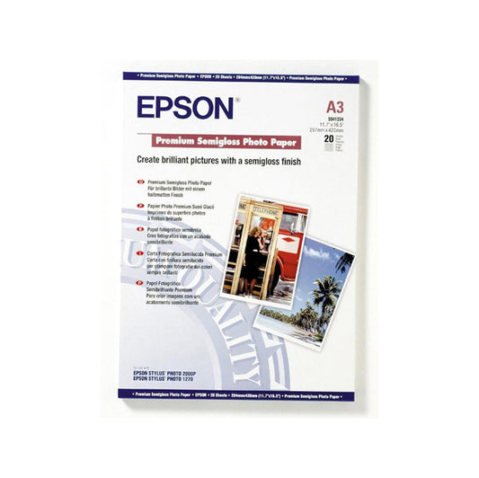 EPSON - C13S041334 - Epson - Carta fotografica semilucida Premium - C13S041334
