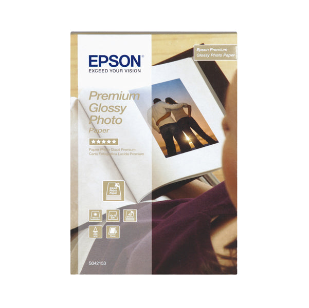 EPSON - C13S042153 - Epson - Premium Glossy Photo Paper - 10x15cm - 40 Fogli - C13S042153