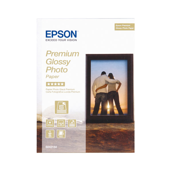 EPSON - C13S042154 - Epson - Premium Glossy Photo Paper - 13x18cm - 30 Fogli - C13S042154