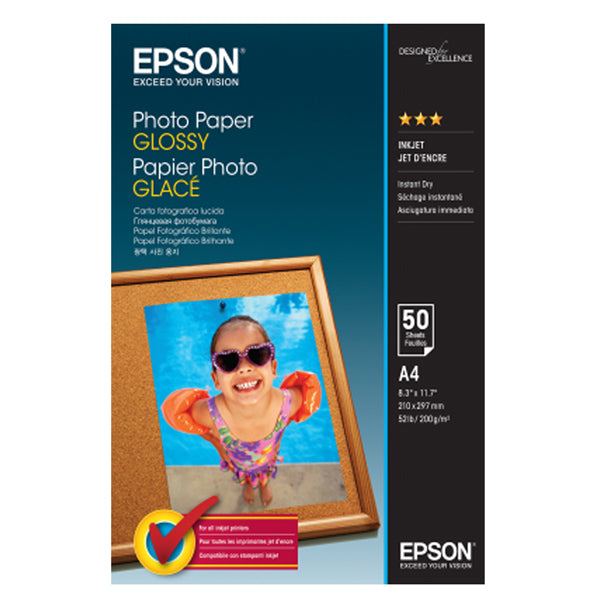 EPSON - C13S042539 - Epson - Photo Paper Glossy - A4 - 50 Fogli - C13S042539