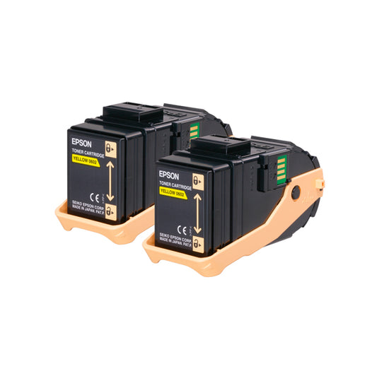 EPSON - C13S050606 - Epson - Toner Confezione doppia - Giallo - S050606 - C13S050606  - 15.000 pag