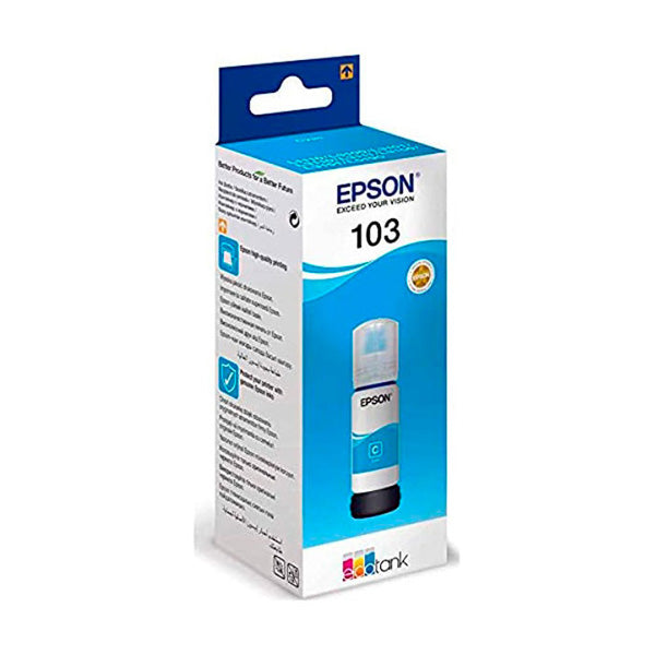 EPSON - C13T00S24A10 - Epson - Eco Tank - 103 - Ciano - C13T00S24A10 - 65 ml