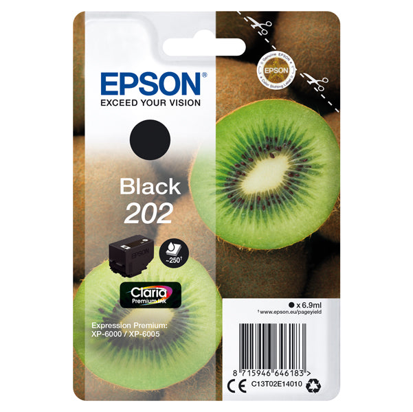 EPSON - C13T02E14010 - Epson - Cartuccia ink - 202 - Nero - C13T02E14010 - 6,9ml