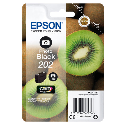 EPSON - C13T02F14010 - Epson - Cartuccia ink - 202 - Nero Photo - C13T02F14010 - 4,1ml