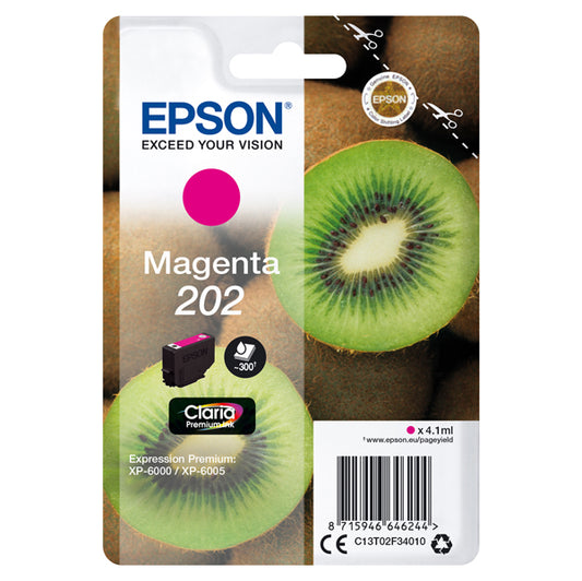 EPSON - C13T02F34010 - Epson - Cartuccia ink - 202 - Magenta - C13T02F34010 - 4,1ml