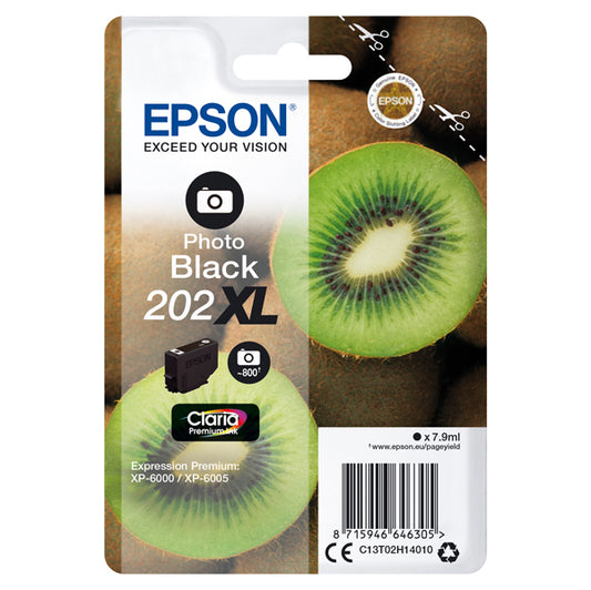 EPSON - C13T02H14010 - Epson - Cartuccia ink - 202XL - Nero Photo - C13T02H14010 - 7,9ml