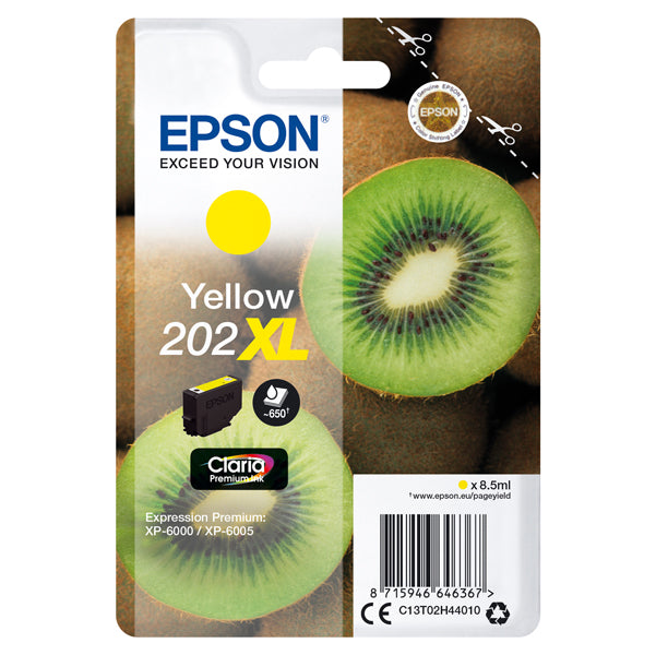 EPSON - C13T02H44010 - Epson - Cartuccia ink - 202XL - Giallo - C13T02H44010 - 8,5ml