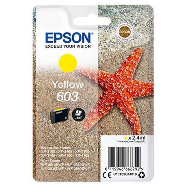 EPSON - C13T03U44010 - Epson - Cartuccia ink - 603 - Giallo - C13T03U44010 - 130 pag