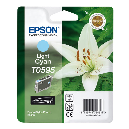 EPSON - C13T05954010 - Epson - Cartuccia ink - Ciano chiaro - T0595 - C13T05954010 - 13ml