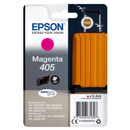 EPSON - C13T05G34010 - Epson - Cartuccia ink - 405 - Magenta - C13T05G34010 - 300 pag