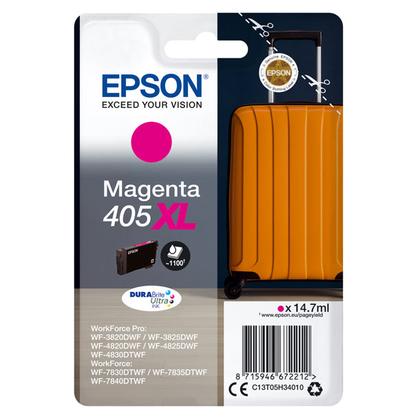 EPSON - C13T05H34010 - Epson - Cartucce ink - 405XL - magenta - C13T05H34010 - 1.100 pag