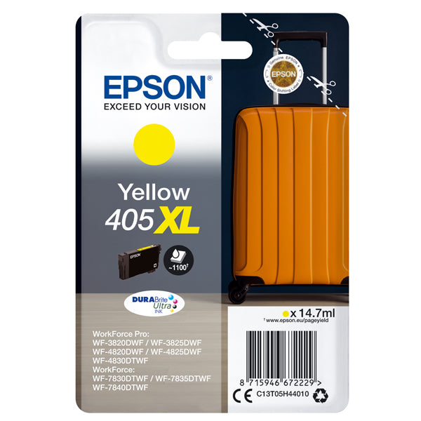 EPSON - C13T05H44010 - Epson - Cartucce ink - 405XL - giallo - C13T05H44010 - 1.100 pag