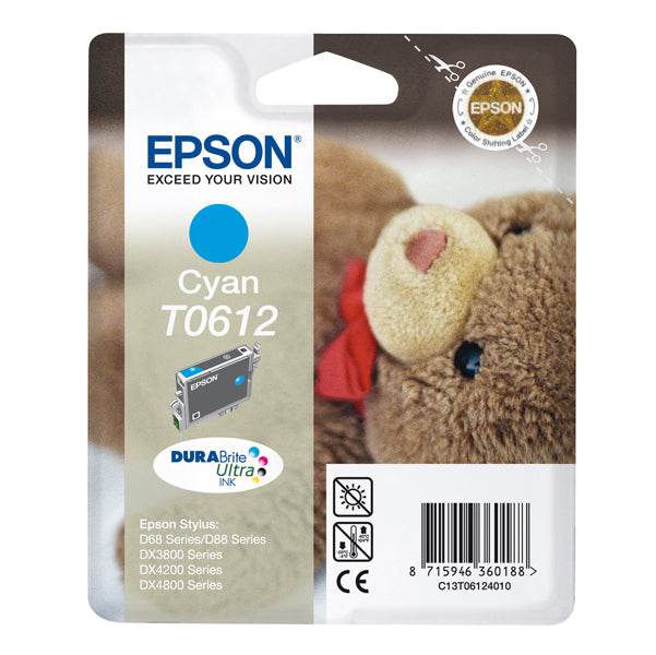 EPSON - C13T06124010 - Epson - Cartuccia ink - Ciano - T0612 - C13T06124010 - 8ml