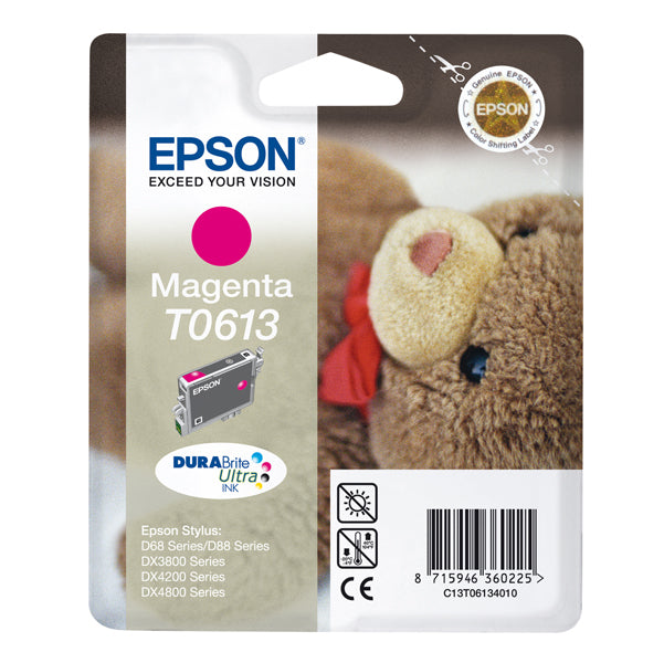 EPSON - C13T06134010 - Epson - Cartuccia ink - Magenta - T0613 - C13T06134010 - 8ml