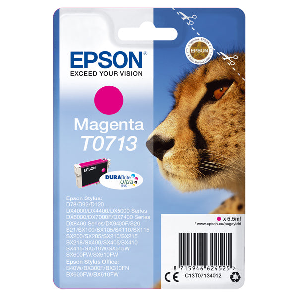 EPSON - C13T07134012 - Epson - Cartuccia ink - Magenta - T0713 - C13T07134012 - 5,5ml