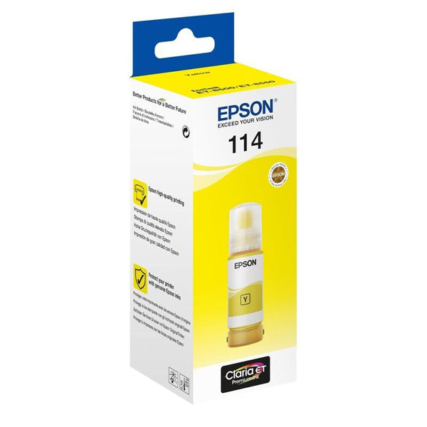 EPSON - C13T07B440 - Epson - Eco Tank - 114 - Giallo - C13T07B440 - 70 ml