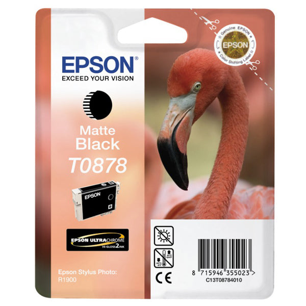 EPSON - C13T08784010 - Epson - Cartuccia ink - Nero opaco - T0878 - C13T08784010 - 11,4ml