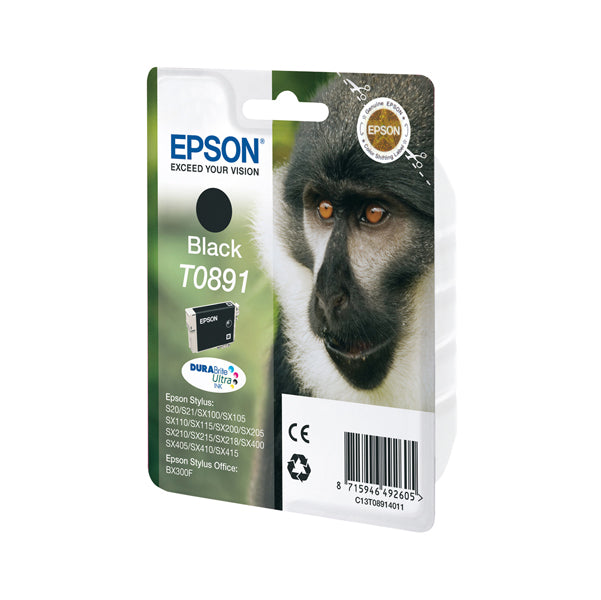 EPSON - C13T08914011 - Epson - Cartuccia ink - Nero - T0891 - C13T08914011 - 5,8ml