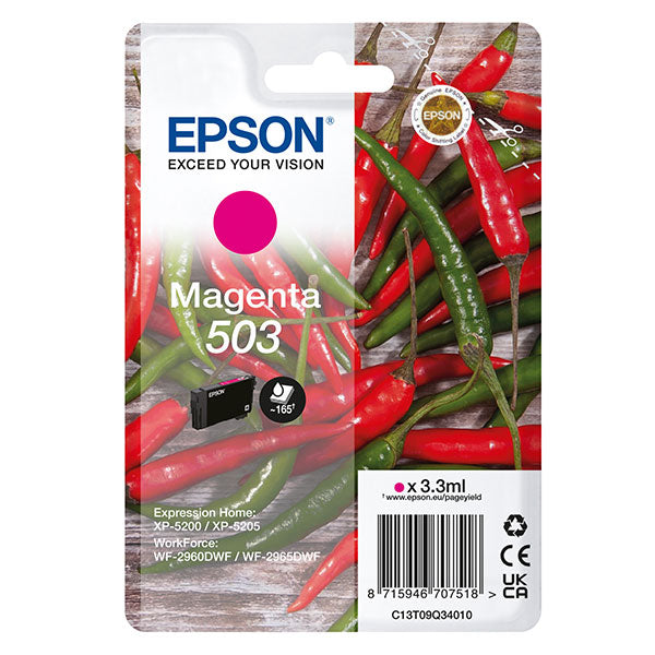 EPSON - C13T09Q34010 - Epson - Cartuccia - Magenta - 503 - C13T09Q34010 - 3,3 ml