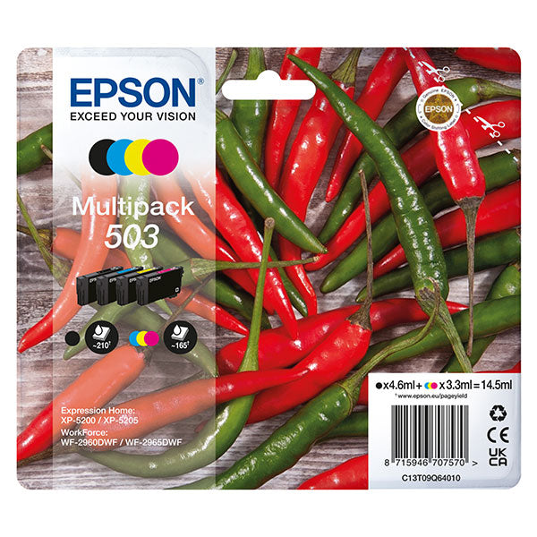 EPSON - C13T09Q64010 - Epson - Multipack Cartucce - 503 - BK-C-M-Y - C13T09Q64010