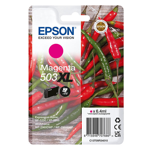 EPSON - C13T09R34010 - Epson - Cartuccia - Magenta - 503XL - C13T09R34010 - 6,4 ml