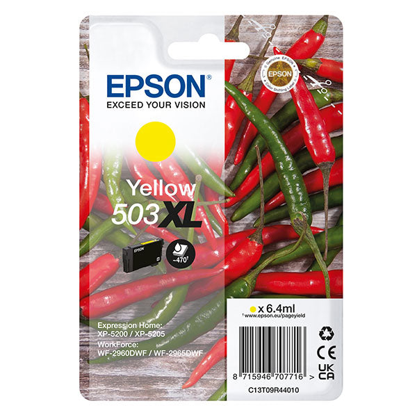 EPSON - C13T09R44010 - Epson - Cartuccia - Giallo - 503XL - C13T09R44010 - 6,4 ml