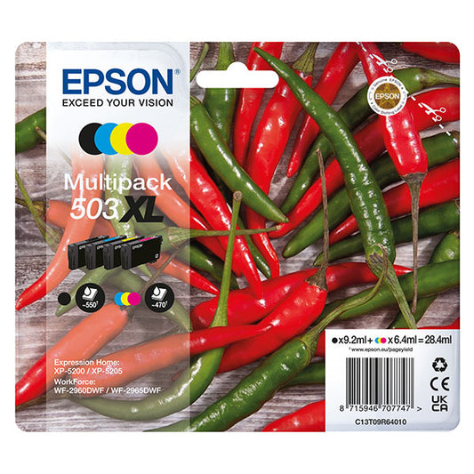 EPSON - C13T09R64010 - Epson - Multipack Cartucce - 503XL - BK-C-M-Y - C13T09R64010