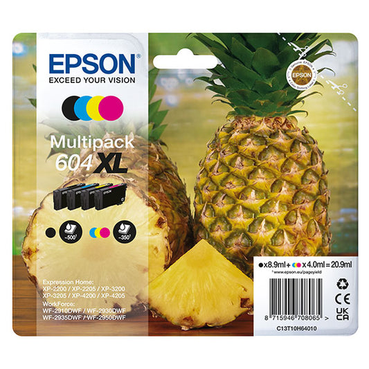 EPSON - C13T10H64010 - Epson - Multipack Cartucce - 604XL - BK-C-M-Y - C13T10H64010