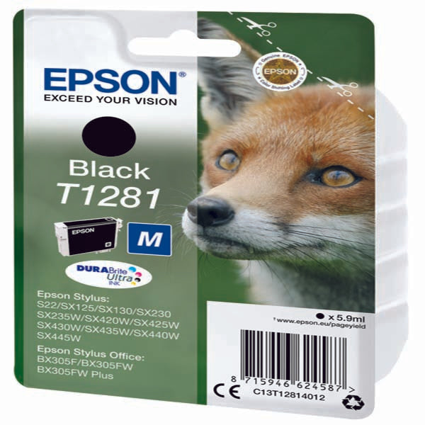 EPSON - C13T12814012 - Epson - Cartuccia ink - Nero - T1281 - C13T12814012 - 5,9ml