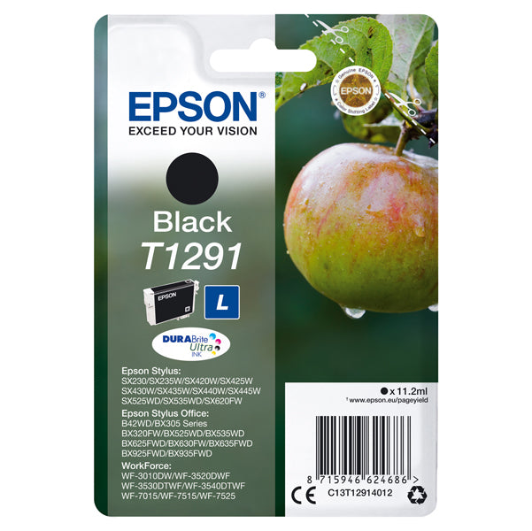 EPSON - C13T12914012 - Epson - Cartuccia ink - Nero - T1291 - C13T12914012 - 11,2ml