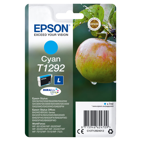 EPSON - C13T12924012 - Epson - Cartuccia ink - Ciano - T1292 - C13T12924012 - 7ml