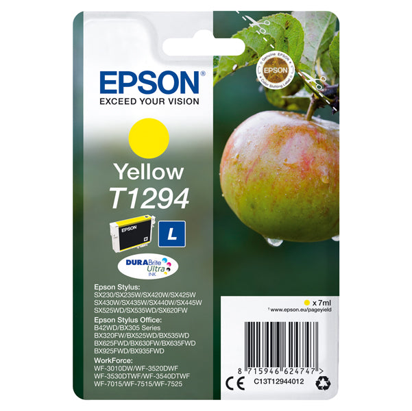 EPSON - C13T12944012 - Epson - Cartuccia ink - Giallo - T1294 - C13T12944012 - 7ml