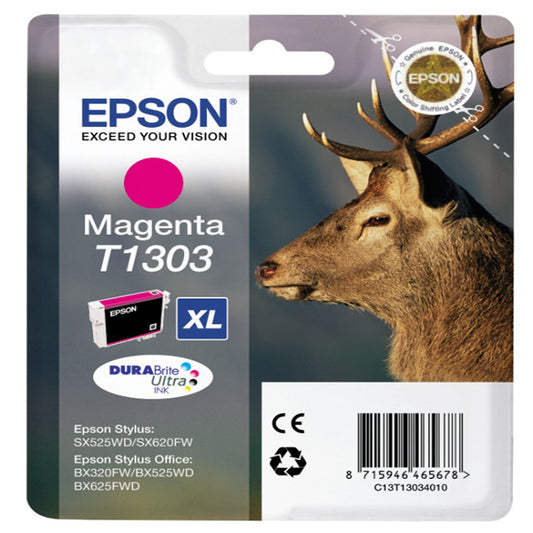 EPSON - C13T13034012 - Epson - Cartuccia ink - Magenta - T1303 - C13T13034012 - 10,1ml