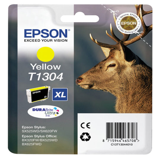 EPSON - C13T13044012 - Epson - Cartuccia ink - Giallo - T1304 - C13T13044012 - 10,1ml