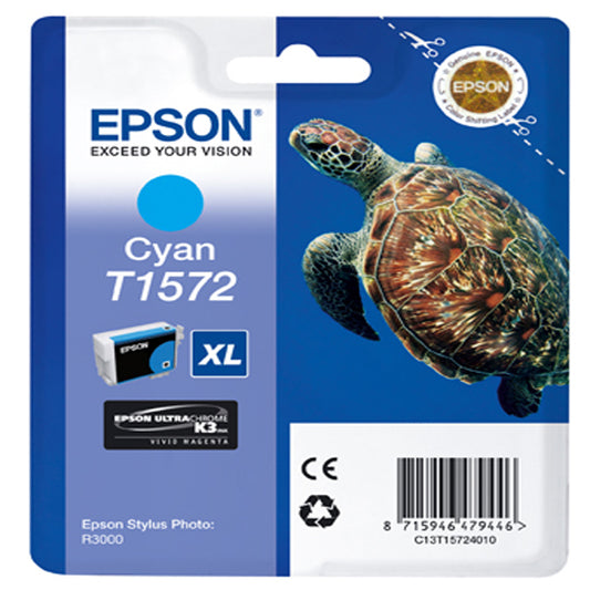 EPSON - C13T15724010 - Epson - Cartuccia ink - Ciano - T1572 - C13T15724010 - 25,9ml