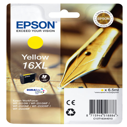 EPSON - C13T16344012 - Epson - Cartuccia ink - 16XL - Giallo - C13T16344012 - 6,5ml